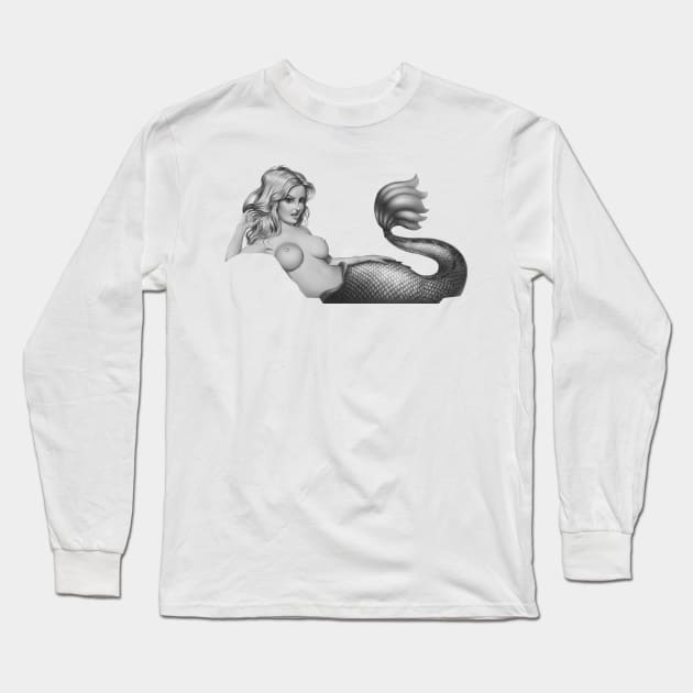 mermaid Long Sleeve T-Shirt by q12